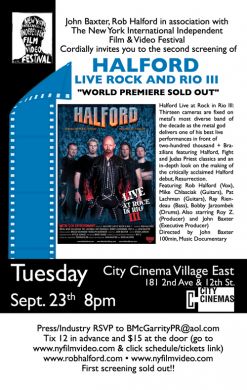 Halford Resurection world tour flyer